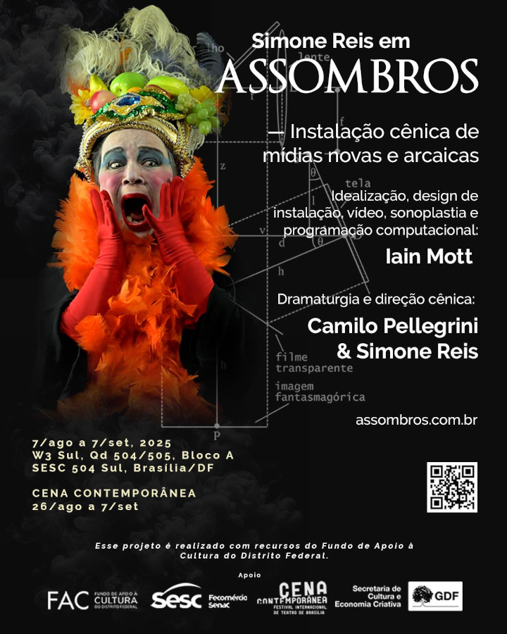 Assombros: Instalação cênica de mídias novas e arcaicas 